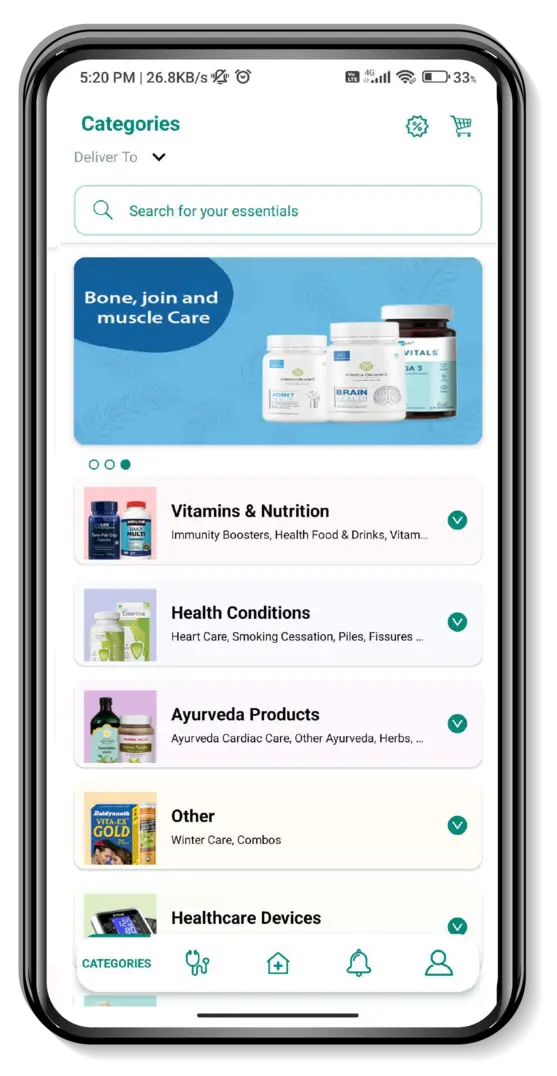 Customization Cost online pharmacy App